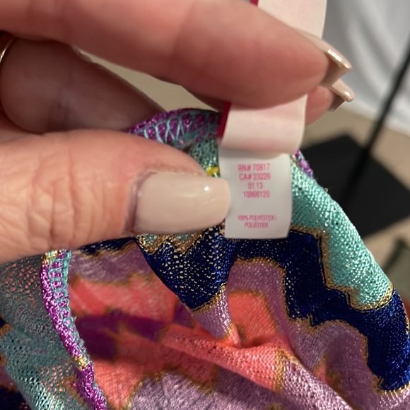 Victoria’s Secret multi colored strapless romper. Size M - Picture 8 of 12